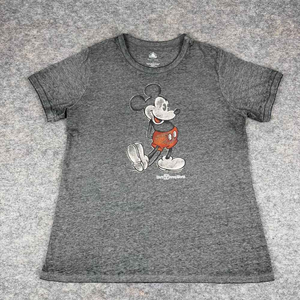 Disney Parks Walt Disney World Mickey Mouse T-Shirt Womens Large L